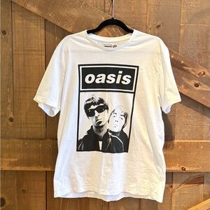 Official Oasis Tee with Black Print #oasis, #britpop
